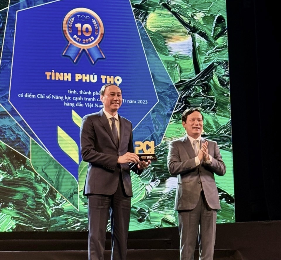 Phú Thọ vào top 10 trên bảng xếp hạng PCI