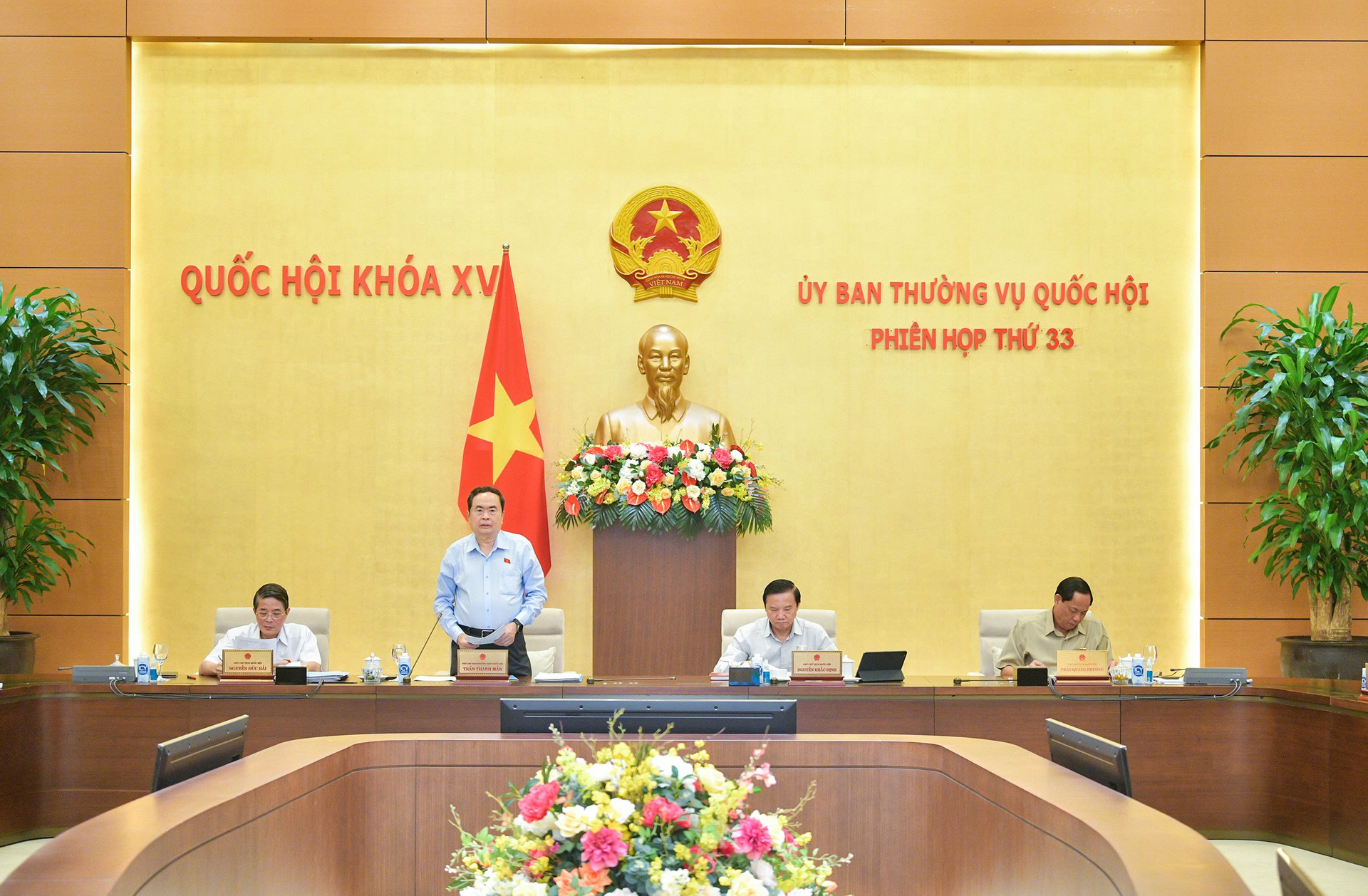 Ủy ban Thường vụ Quốc hội khai mạc Phiên họp thứ 33