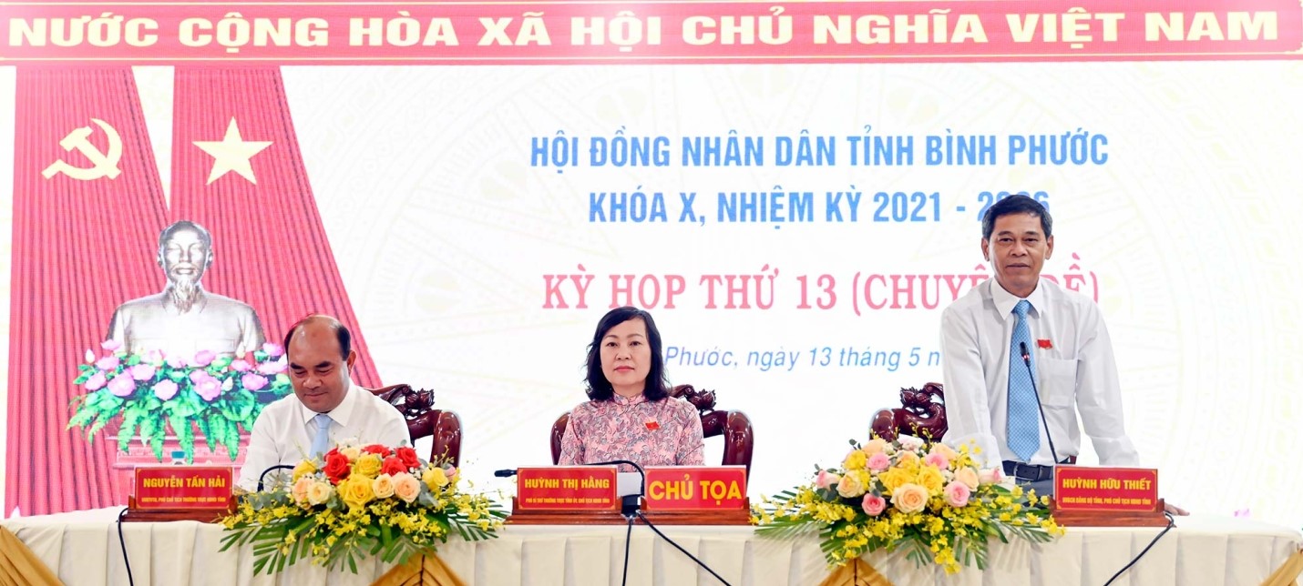 HĐND tỉnh Bình Phước thông qua 6 Nghị quyết chuyên đề