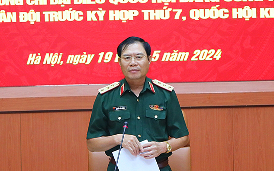 Bộ Quốc phòng gặp mặt các đồng chí đại biểu Quốc hội đang công tác trong Quân đội