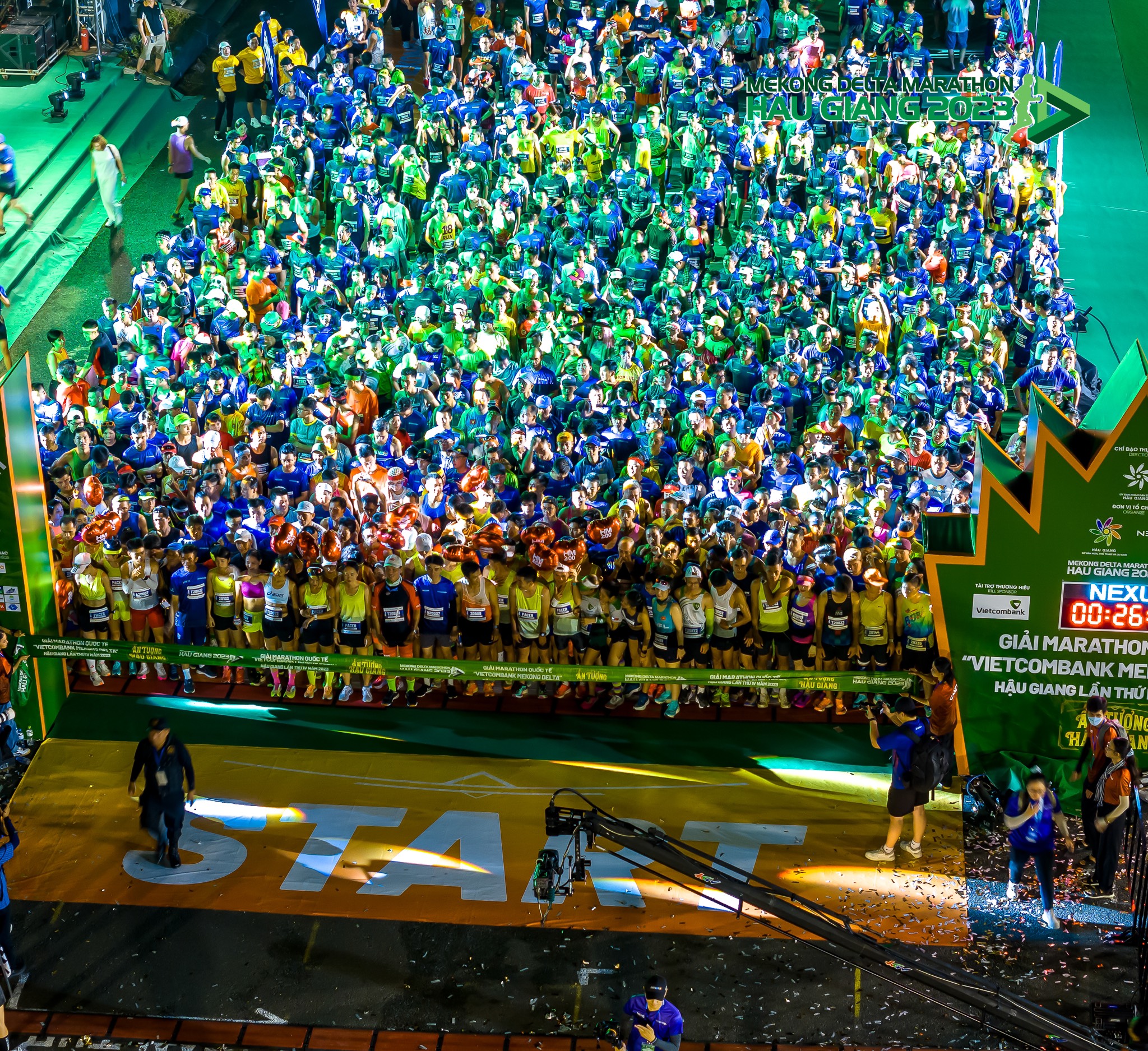 Giải marathon quốc tế “Mekong delta marathon” tỉnh Hậu Giang thu hút 10 000 VĐV tham gia