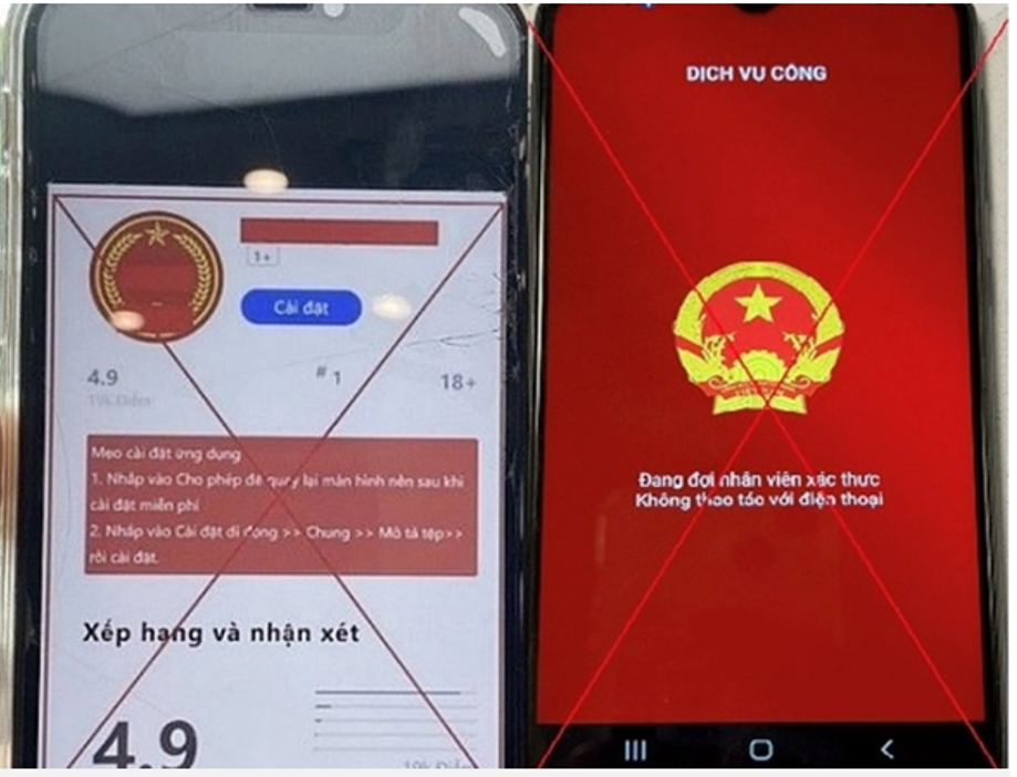 Mất hơn 2 tỷ đồng sau khi cài phần mềm Dịch vụ công giả mạo