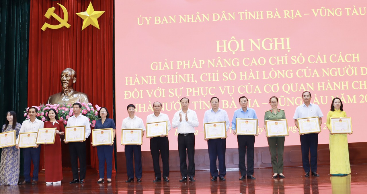 Bà Rịa-Vũng Tàu Nâng cao chỉ số cải cách hành chính