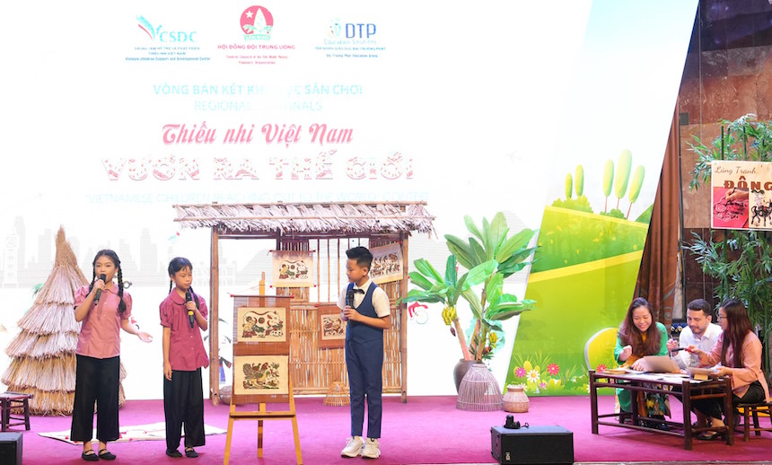 Thiếu nhi Hà Nội thể hiện khả năng Anh ngữ