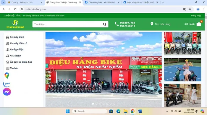Xử phạt hộ kinh doanh xe điện vi phạm về thương mại điện tử