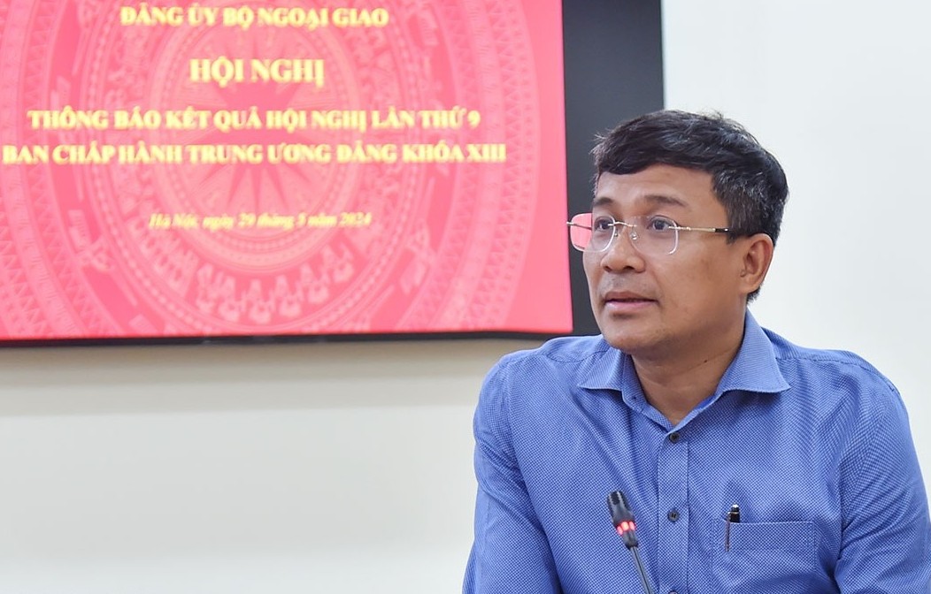 Đảng ủy Bộ Ngoại giao tổ chức thông báo nhanh kết quả Hội nghị Trung ương 9, khóa XIII