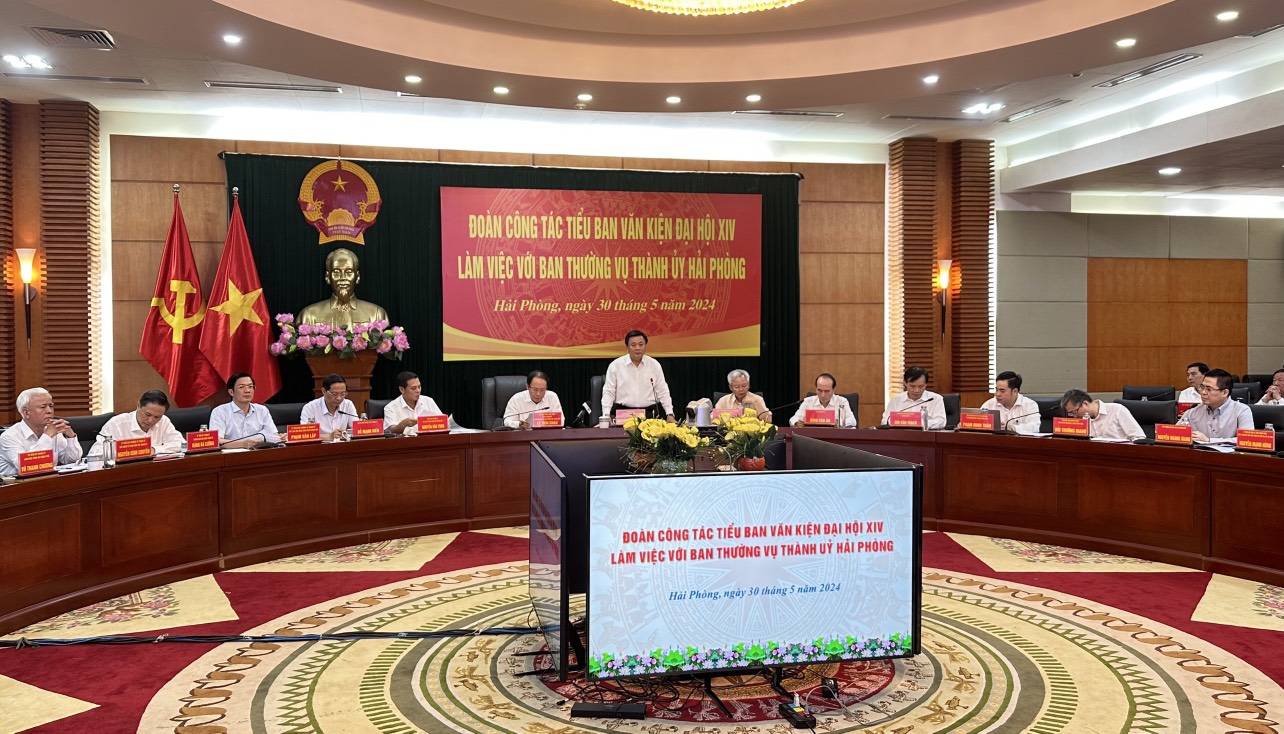 Hải Phòng phấn đấu trở thành thành phố công nghiệp hiện đại, văn minh, bền vững​