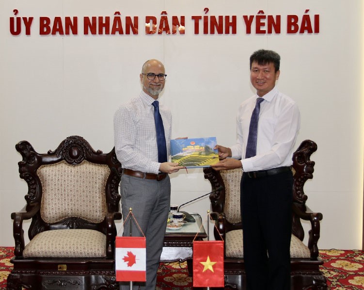 Yên Bái mong muốn Canada hỗ trợ, đầu tư vào các dự án về môi trường