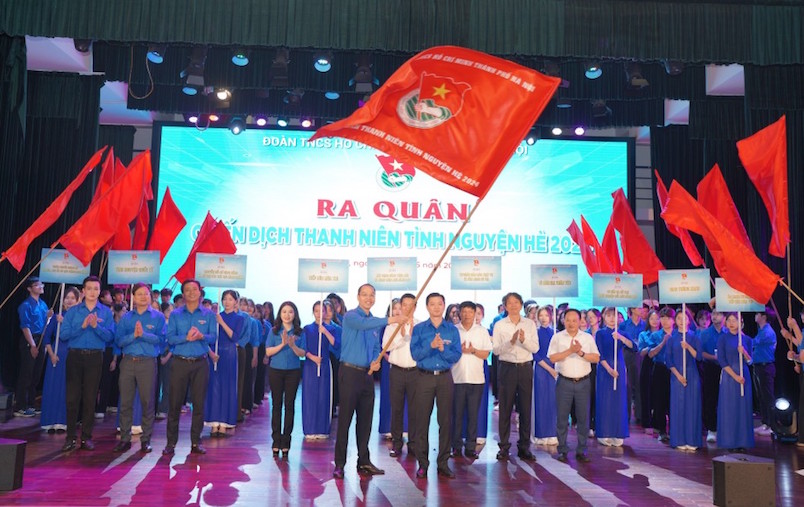 Hà Nội ra quân chiến dịch Thanh niên tình nguyện Hè năm 2024