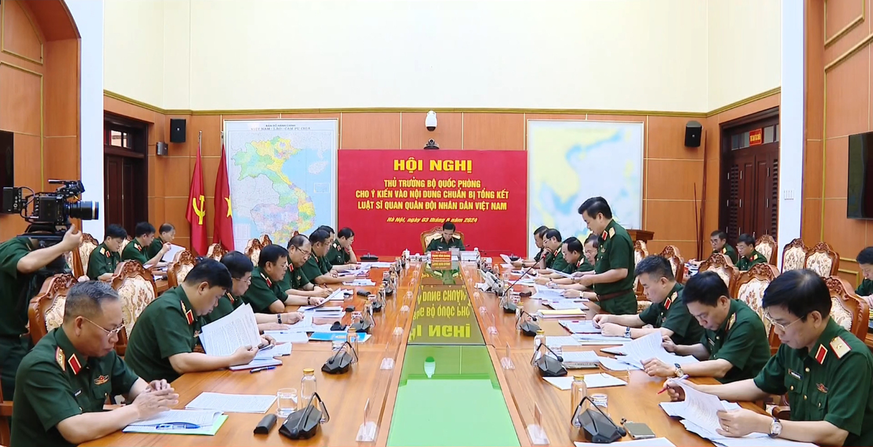 Chuẩn bị tổng kết Luật Sĩ quan Quân đội Nhân dân Việt Nam