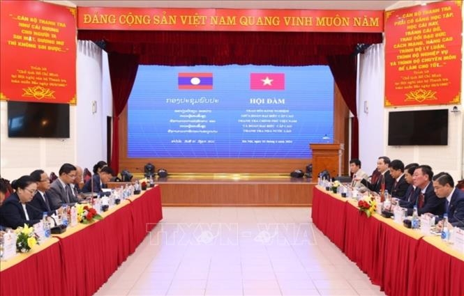 Hội đàm giữa Thanh tra Chính phủ Việt Nam và Thanh tra Nhà nước Lào