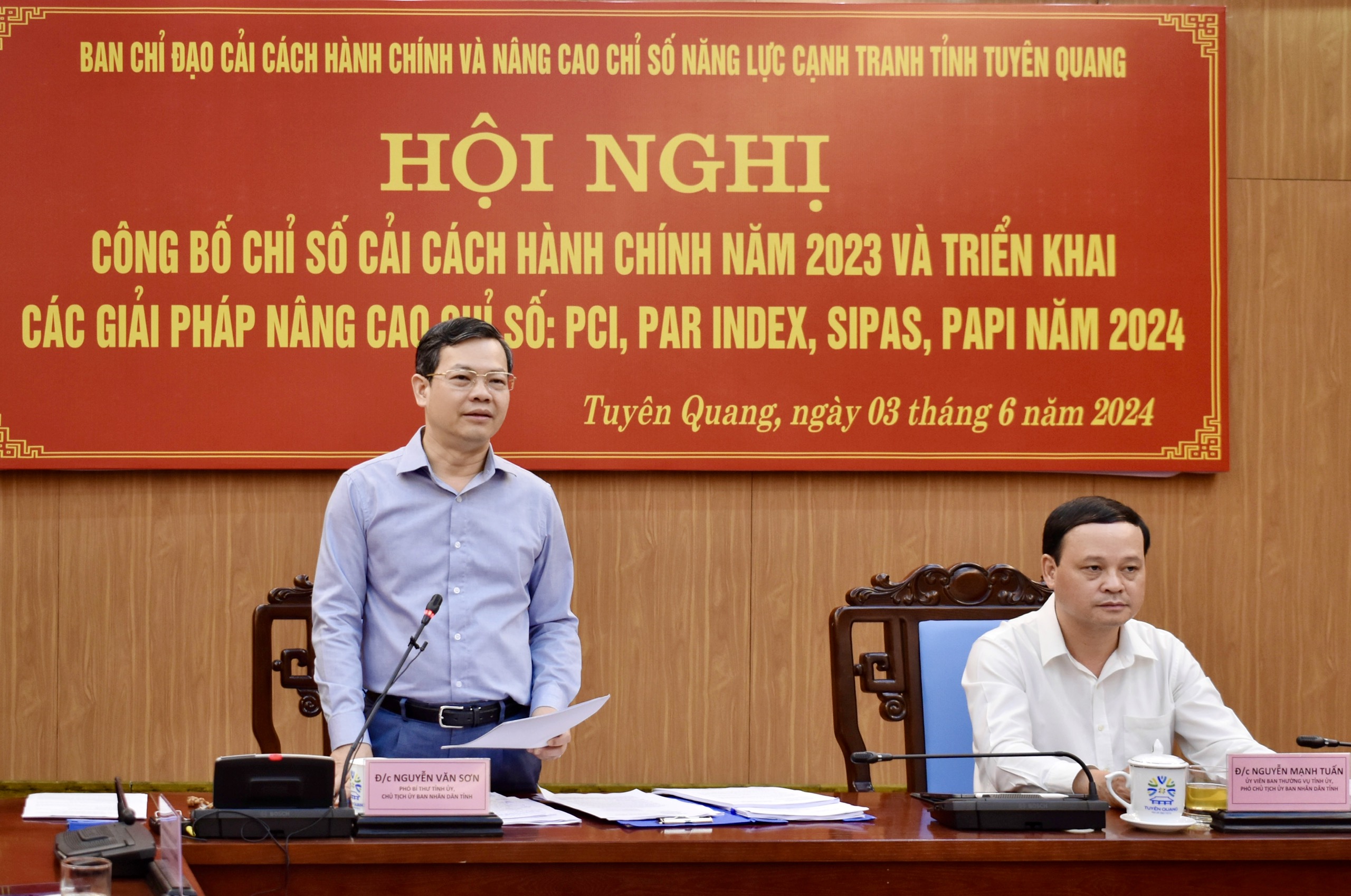 Tuyên Quang Phấn chỉ số PCI tăng từ 4 bậc trở lên trong bảng xếp hạng PCI của cả nước năm 2024