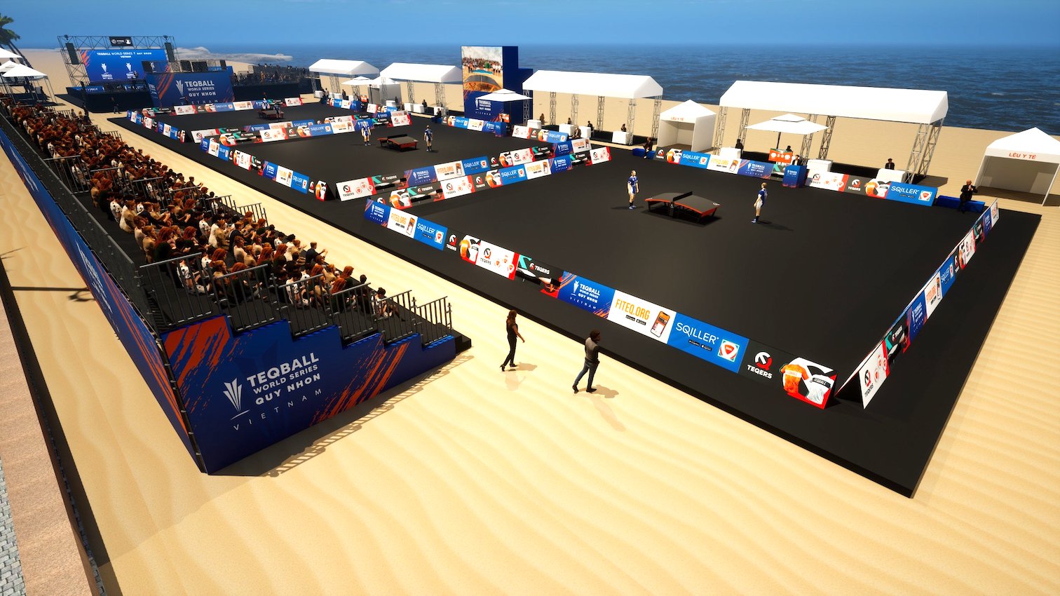 Lần đầu tiên tại Việt Nam tổ chức Giải thi đấu Teqball thế giới 2024