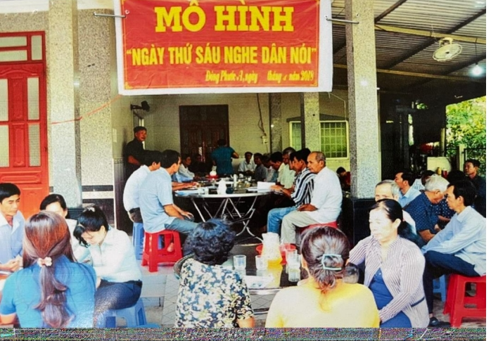 Mô hình “Ngày thứ Sáu nghe dân nói” - xây dựng chính quyền gần dân, sát dân