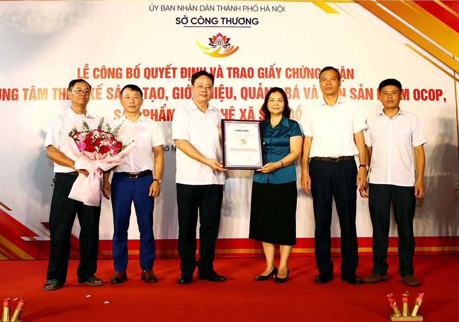 Công nhận Trung tâm thiết kế sáng tạo, gắn với phát triển du lịch làng nghề Sơn Đồng