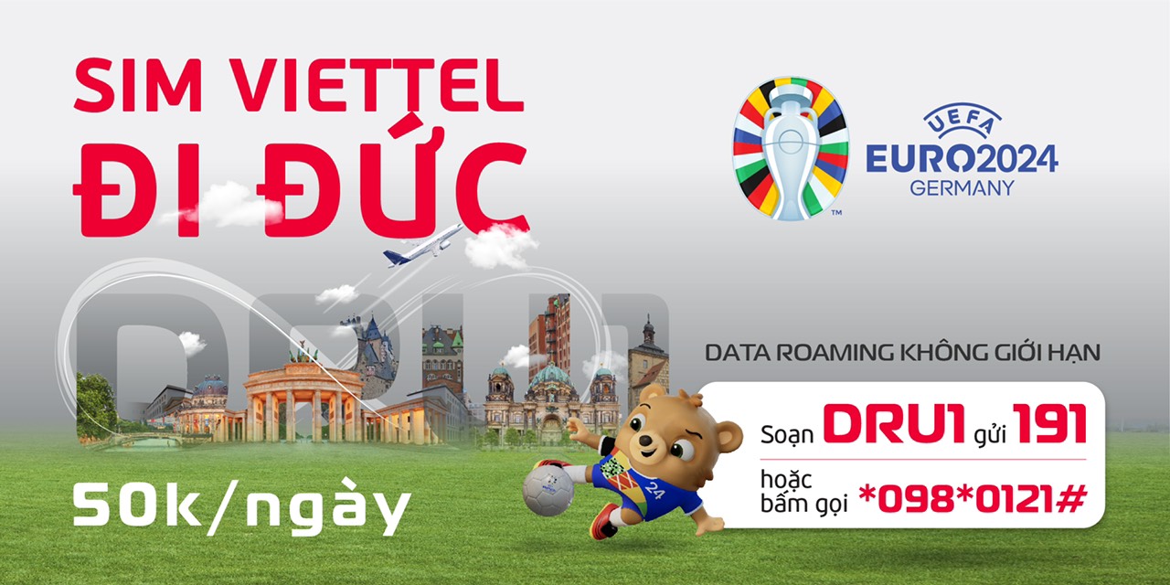 Data roaming không giới hạn chào đón UEFA EURO 2024
