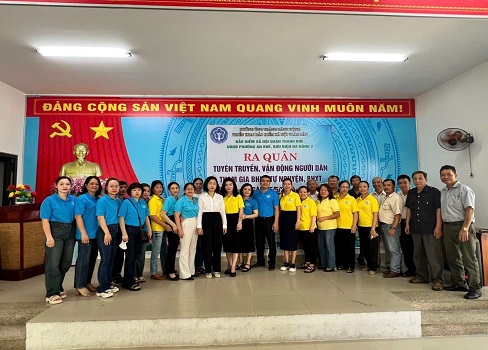 Quận Thanh Khê Ra quân hưởng ứng Tháng vận động triển khai BHXH toàn dân