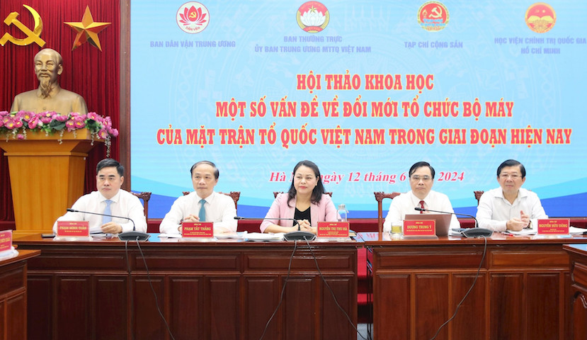 Đổi mới tổ chức bộ máy của MTTQ Việt Nam trong giai đoạn hiện nay