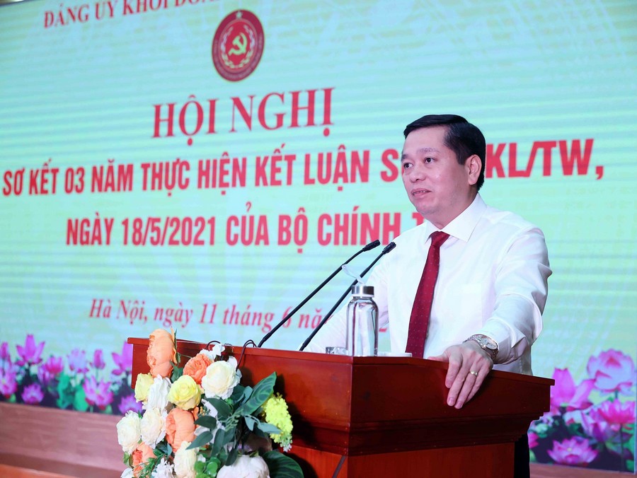 Đảng ủy Khối Doanh nghiệp Trung ương sơ kết 3 năm thực hiện Kết luận số 01-KL TW
