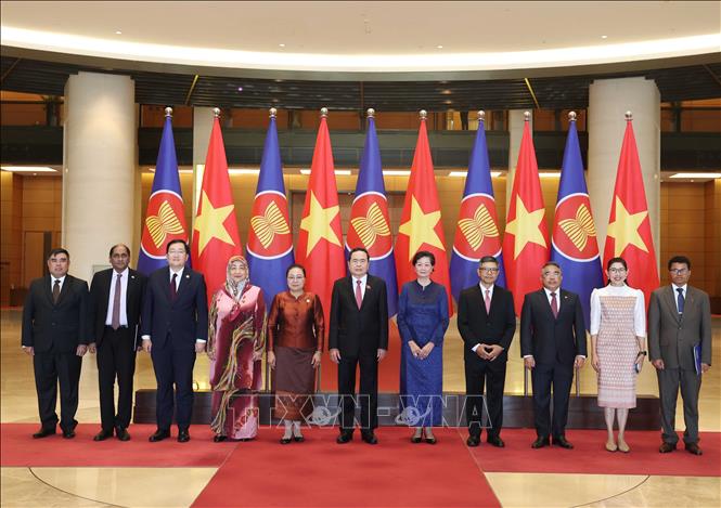 Chủ tịch Quốc hội Trần Thanh Mẫn tiếp Đại sứ, Đại biện các nước ASEAN và Timor-Leste