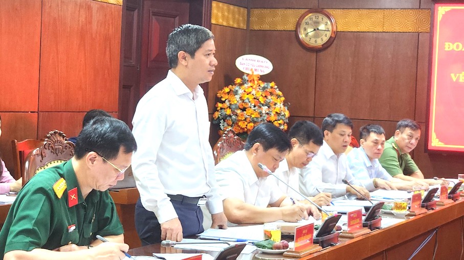 Ban Cơ yếu Chính phủ làm việc tại Đà Nẵng