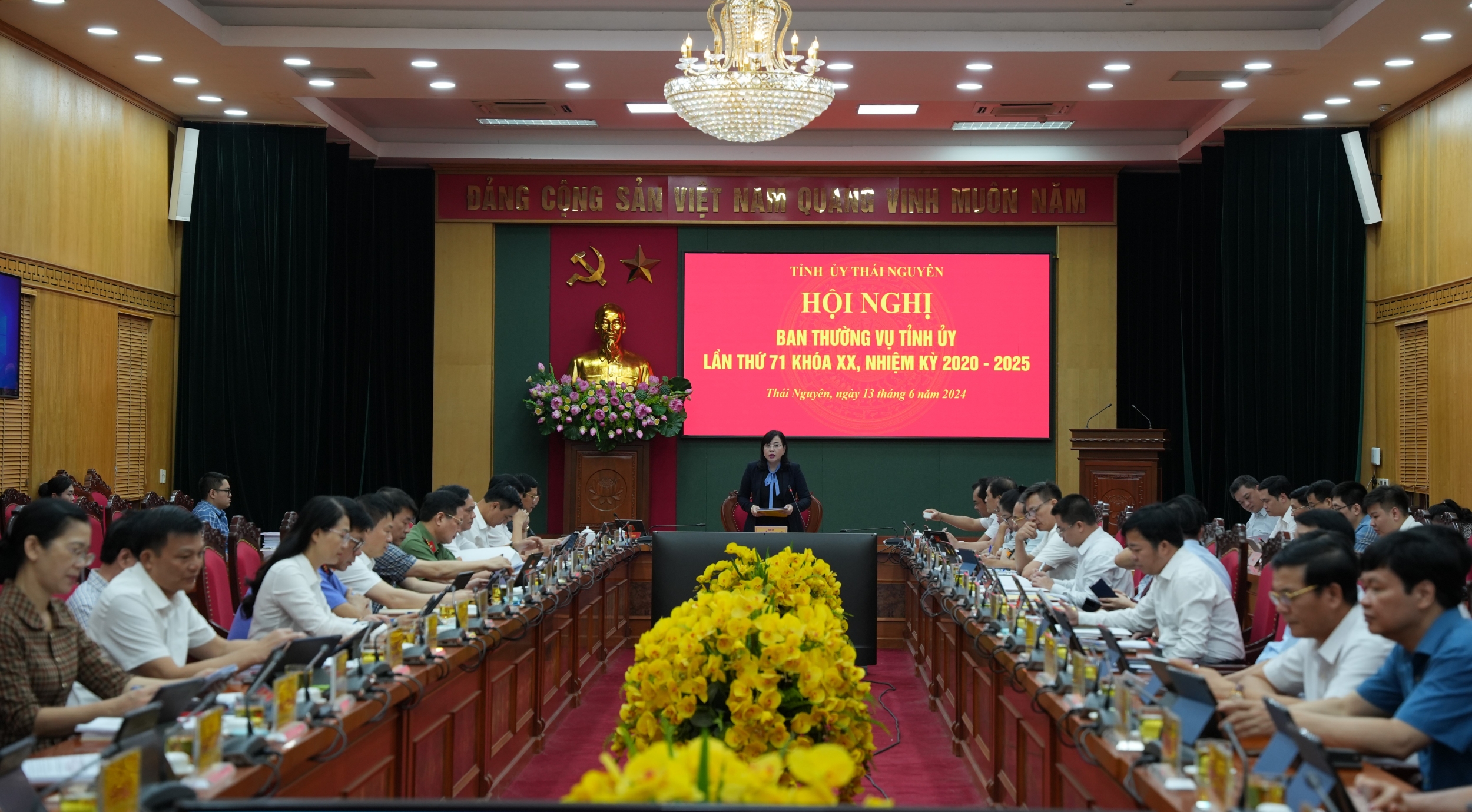 Thái Nguyên Đảm bảo hoàn thành thắng lợi các chỉ tiêu, nhiệm vụ công tác đã đề ra