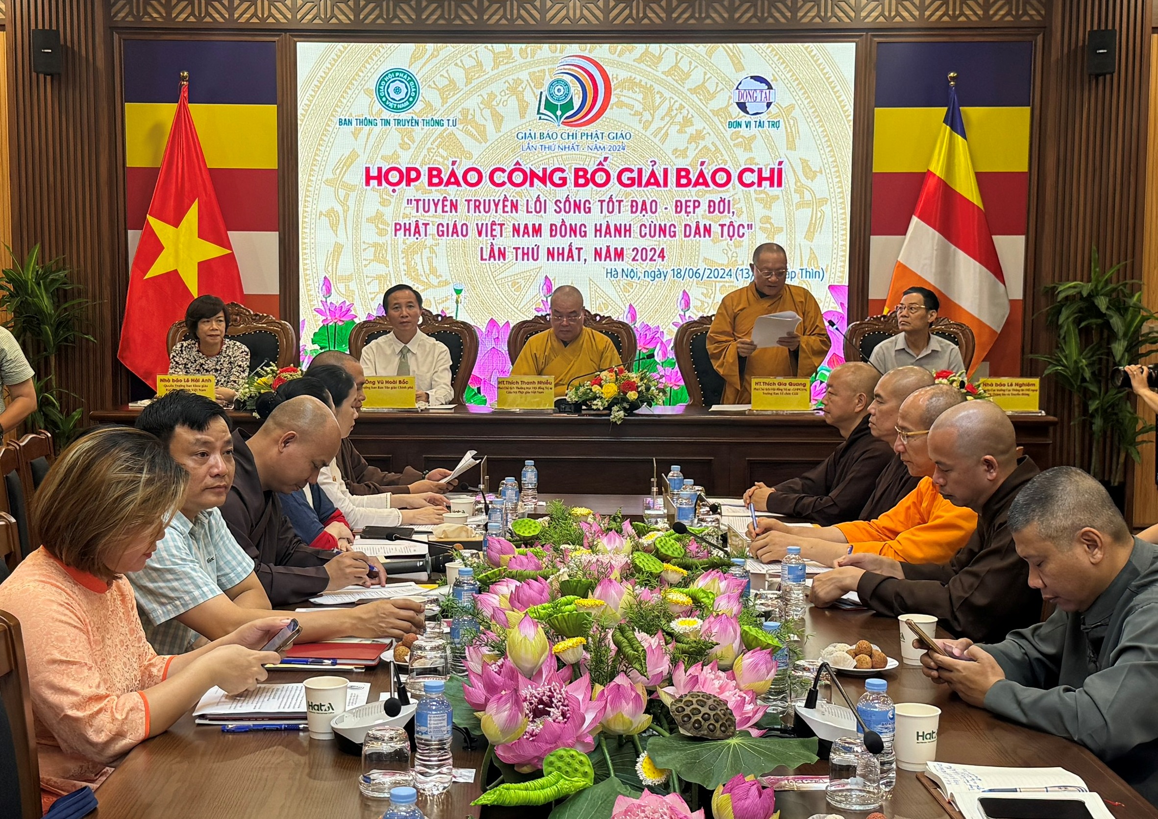 Công bố Giải Báo chí Phật giáo lần thứ nhất