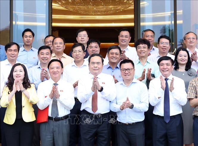 Chủ tịch Quốc hội Trần Thanh Mẫn gặp mặt lãnh đạo các cơ quan báo chí
