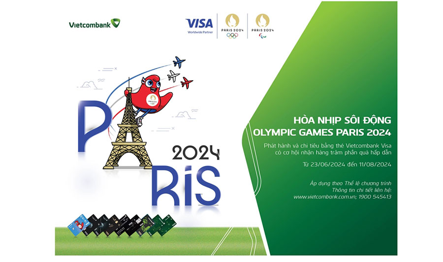 Hòa nhịp Olympic Paris 2024 cùng Vietcombank