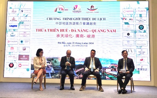 Giới thiệu du lịch Thừa Thiên Huế, Đà Nẵng, Quảng Nam tại Đài Loan Trung Quốc