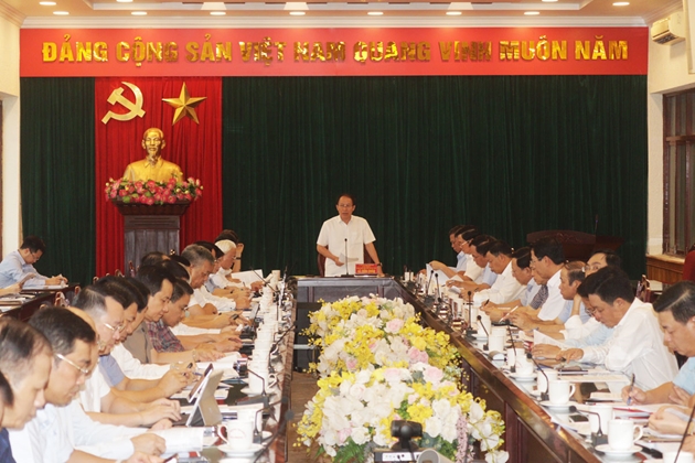 Tiểu ban Văn kiện Đại hội XVII Đảng bộ thành phố Hải Phòng họp lần thứ nhất