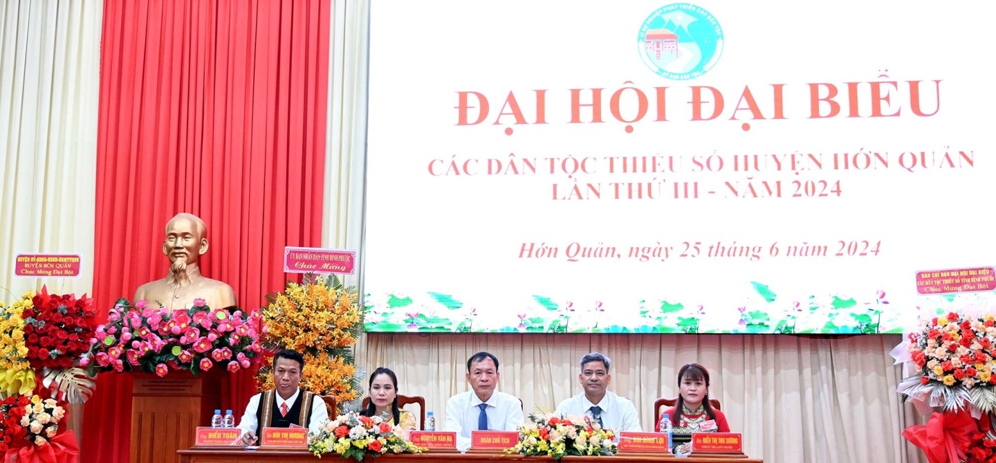 Đại hội đại biểu các dân tộc thiểu số huyện Hớn Quản