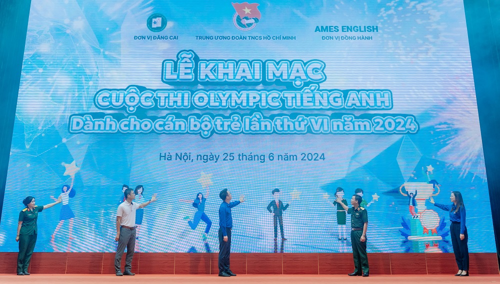 Khai mạc cuộc thi Olympic tiếng Anh dành cho cán bộ trẻ lần thứ VI
