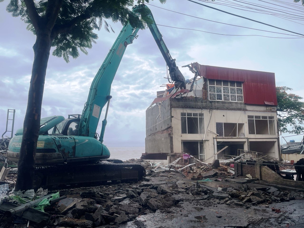 Hải Phòng Nhiều hộ dân tự nguyện tháo dỡ công trình vi phạm