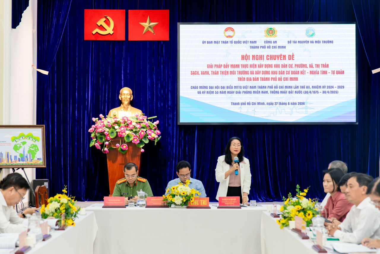 TP Hồ Chí Minh Đẩy mạnh xây dựng khu dân cư sạch, xanh, thân thiện môi trường