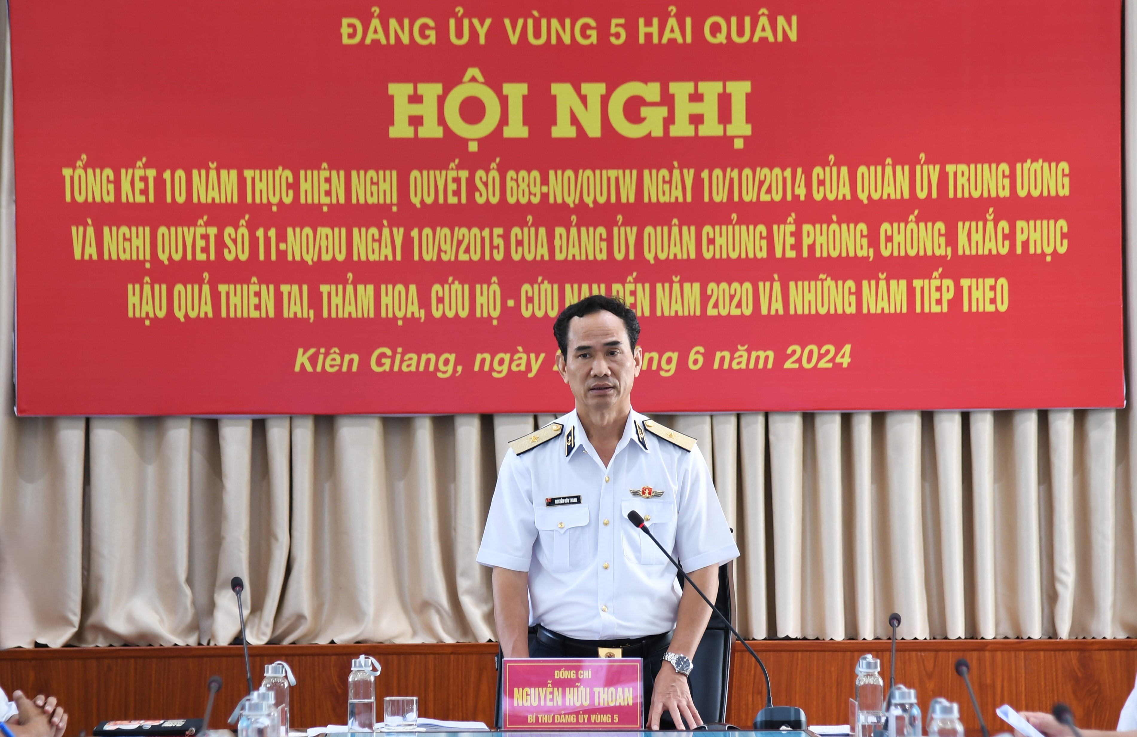 Vùng 5 Hải quân thực hiện tốt Nghị quyết số 689 của Quân ủy Trung ương