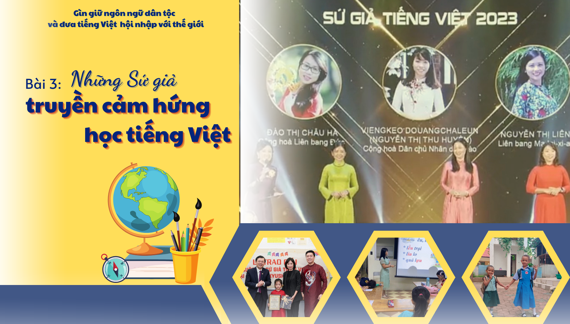 Bài 3 Những sứ giả truyền cảm hứng học tiếng Việt