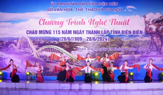 Chương trình nghệ thuật chào mừng 115 năm thành lập tỉnh Điện Biên