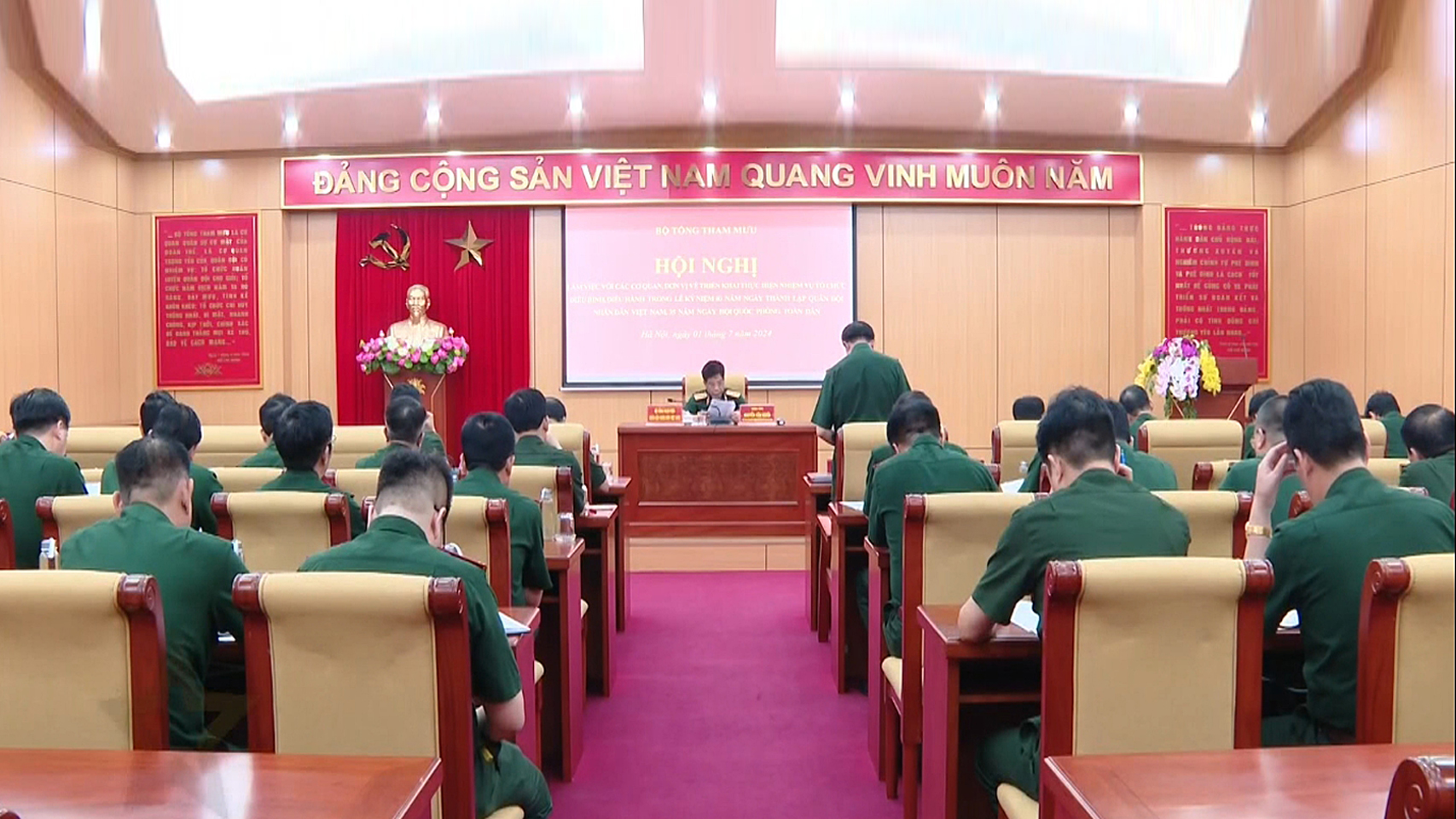 Chuẩn bị tốt cho Lễ Diễu binh, diễu hành kỷ niệm 80 năm ngày thành lập Quân đội Nhân dân Việt Nam