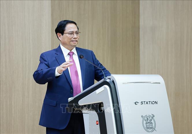 Thủ tướng Phạm Minh Chính phát biểu chính sách tại Đại học Quốc gia Seoul Hàn Quốc