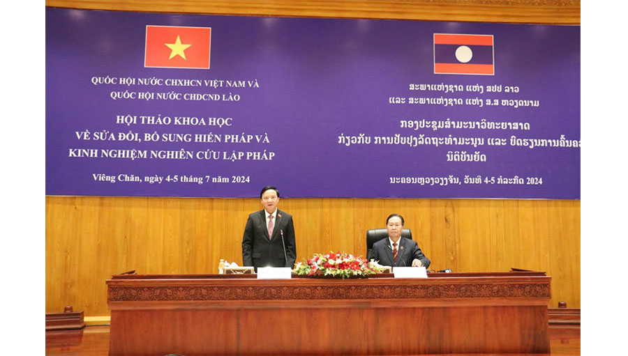 Tăng cường hợp tác trong công tác nghiên cứu lập pháp giữa Việt Nam và Lào