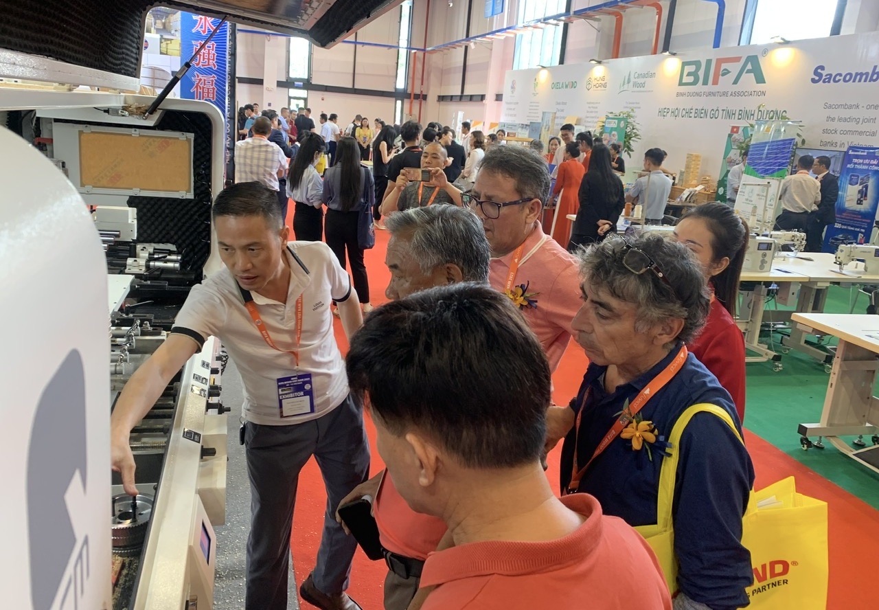 Hơn 150 doanh nghiệp sẽ tham gia Hội chợ máy và nguyên liệu gỗ quốc tế