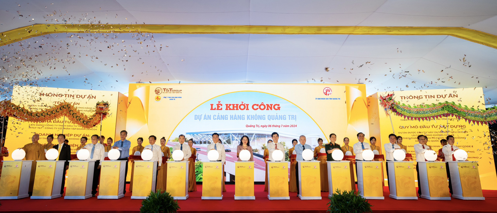 Khởi công Dự án đầu tư xây dựng Cảng hàng không Quảng Trị