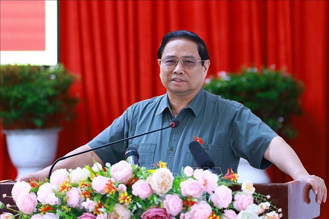 Thủ tướng Phạm Minh Chính tiếp xúc cử tri thành phố Cần Thơ