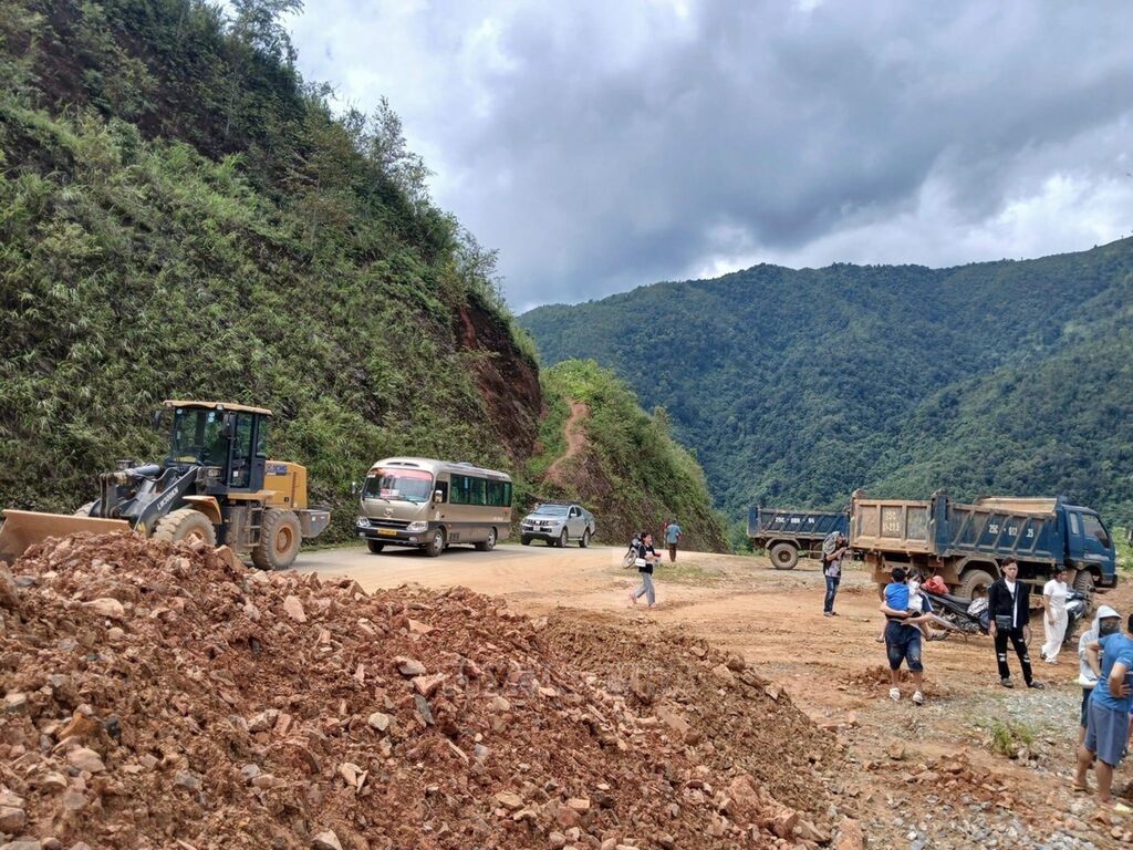 Lai Châu Hạ tầng giao thông bị ảnh hưởng lớn do mưa lớn