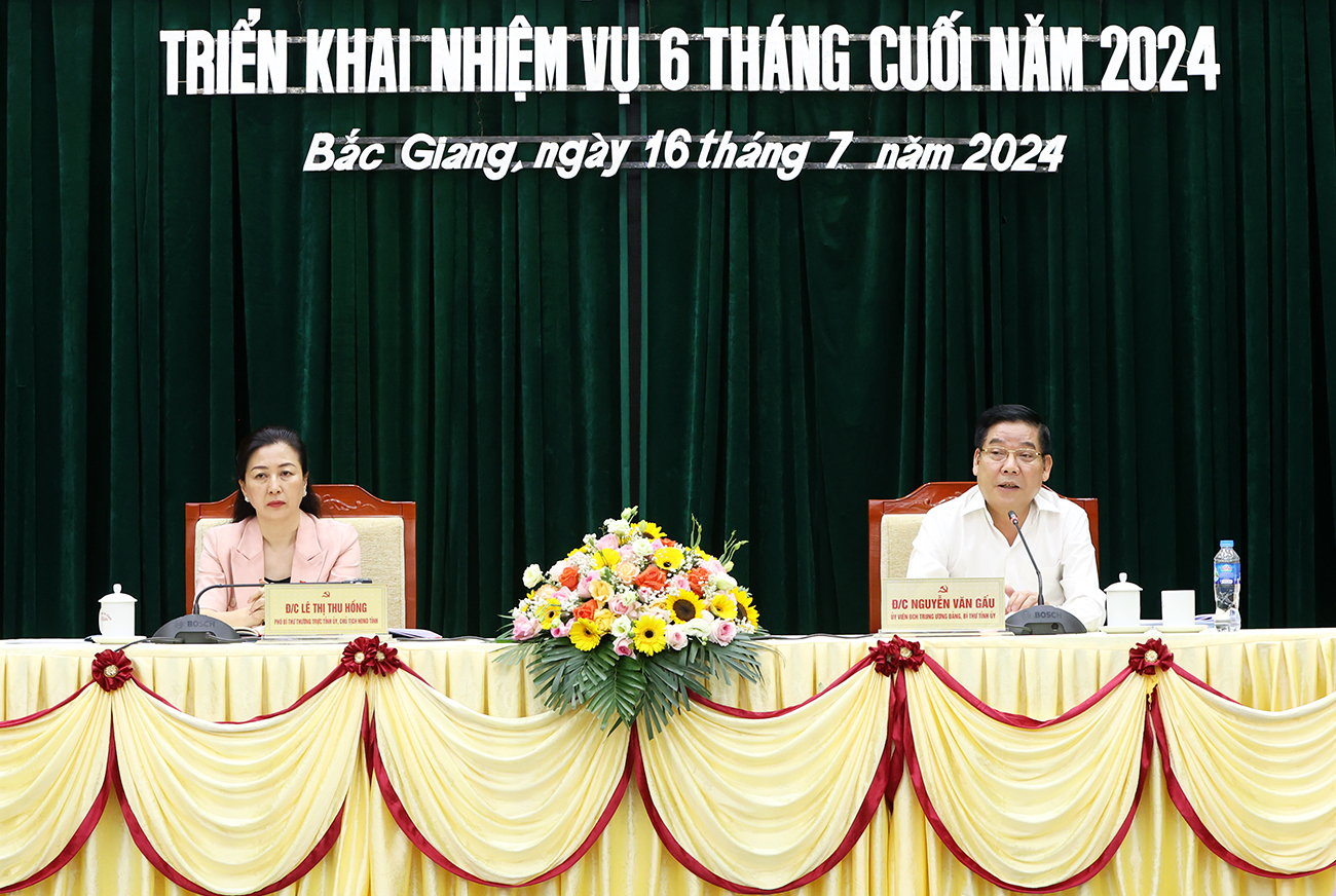 Bắc Giang 6 tháng cuối năm “chỉ bàn làm, không bàn lùi, đã nói là làm, đã cam kết là phải thực hiện”