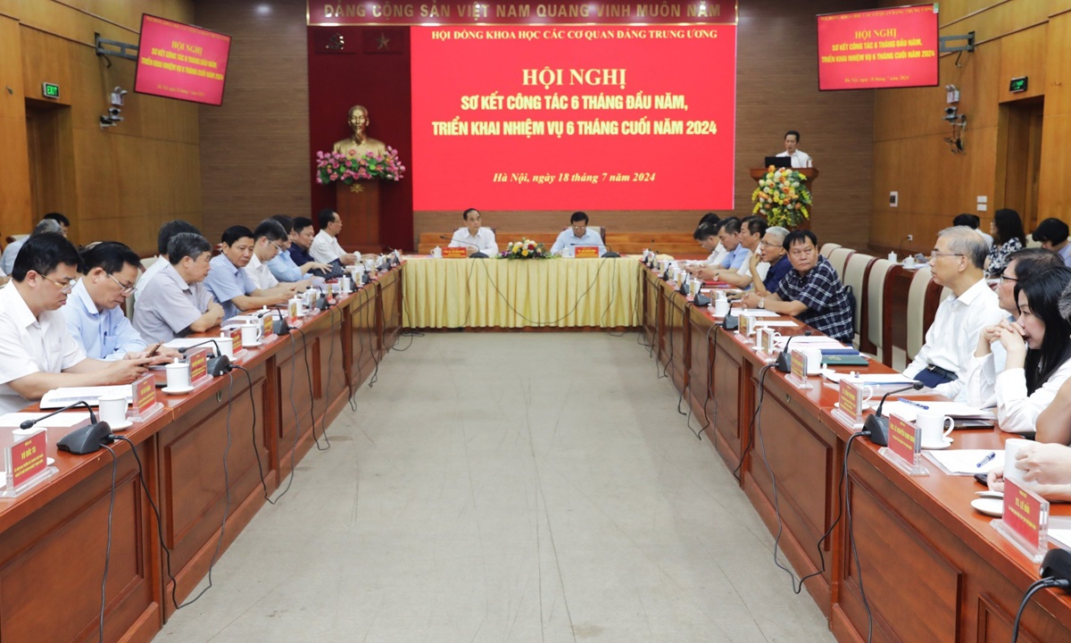 Hội đồng Khoa học các cơ quan Đảng Trung ương sơ kết công tác 6 tháng đầu năm 2024