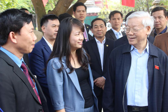 Đảng viên, nhân dân quê hương Đông Anh tiếc thương nhớ về Tổng Bí thư Nguyễn Phú Trọng