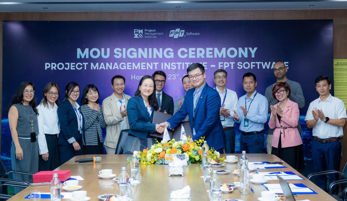 FPT Software ký kết biên bản ghi nhớ với Viện Quản lý Dự án PMI