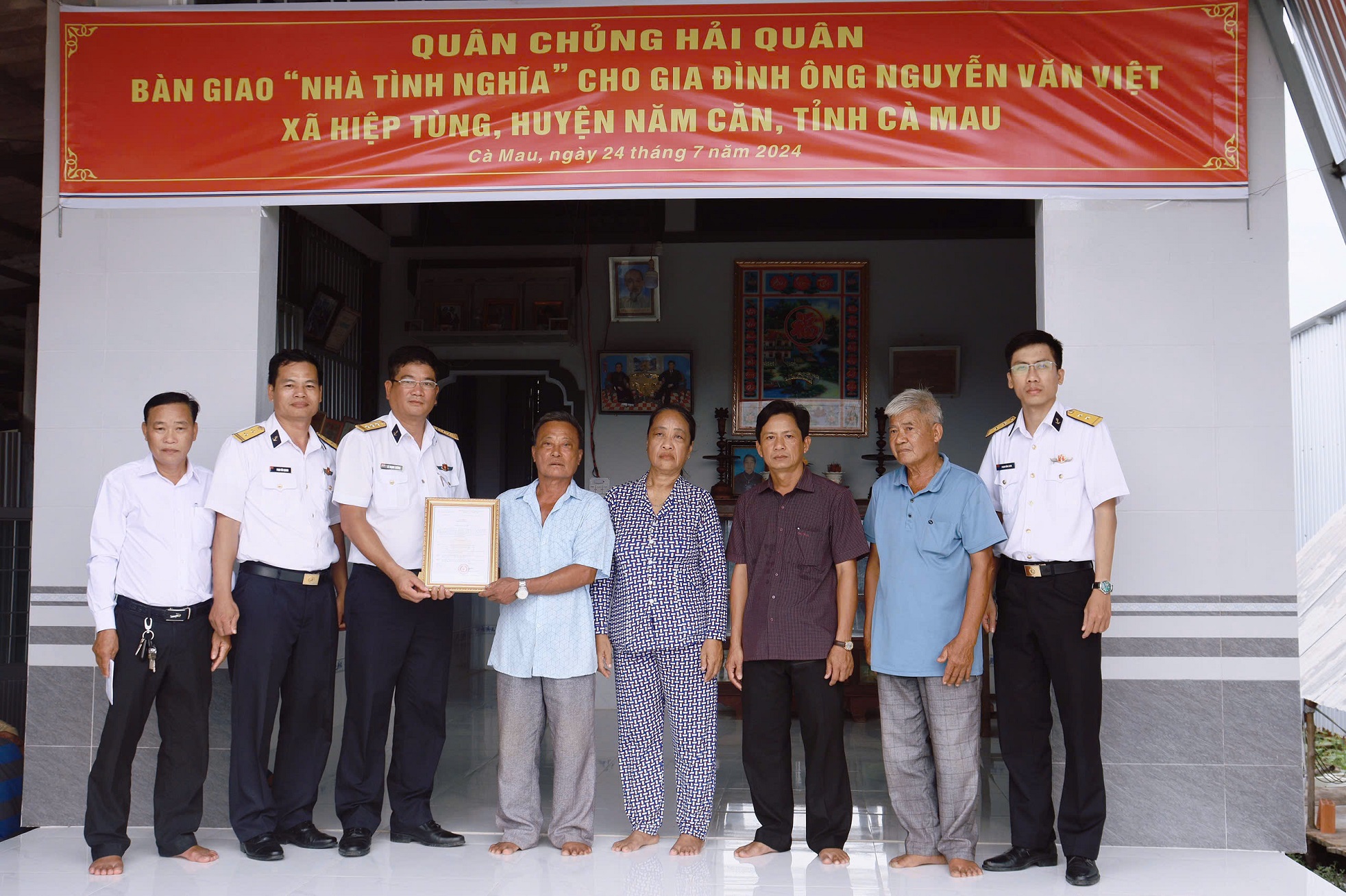 Bộ Tư lệnh Vùng 5 Hải quân Nhiều hoạt động tri ân Ngày Thương binh - Liệt sĩ